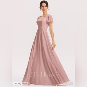 JJs House Dusty Rose Bridesmaid Dress